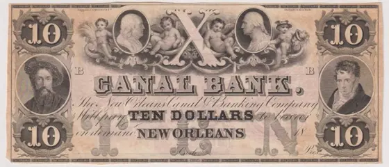 Verenigde Staten van Amerika - 10 Dollars 1800 - New Orleans, Canal Bank - REMAINDER