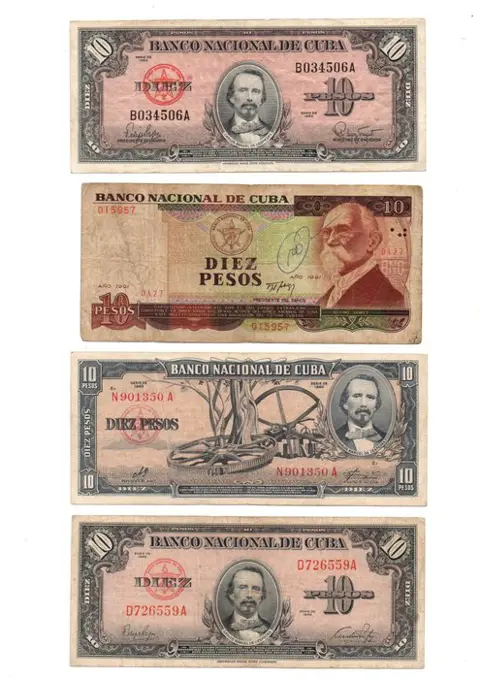 Cuba - 20 banknotes - Various dates