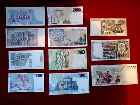 Italië - 11 banconote Lire - anni vari