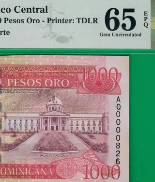 Dominicaanse Republiek - 1000 pesos 2003 - Pick 173b - low serial 826