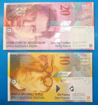 Wereld - 7 banknotes - Various dates