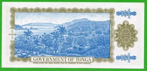 Tonga - 6 banknotes - including SPECIMEN - Various dates - Pick 18c, 19c and CS1