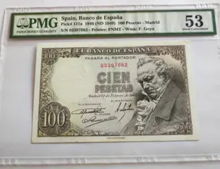 Spanje - 100 pesetas 1946 - Pick 131a