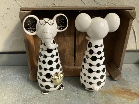 KERAMISCHE OLIFANT 29 CM WIT