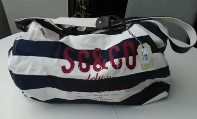 TAS REISTAS SHOPPER SC &amp; CO BLAUW NIEUW