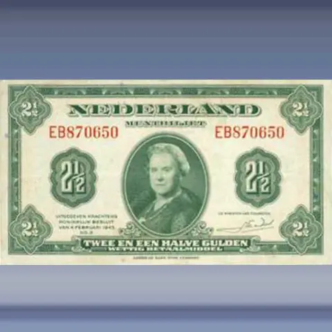 2,50 gulden Muntbiljet