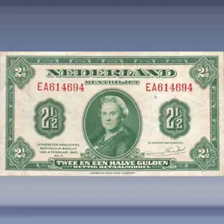 2,50 gulden Muntbiljet