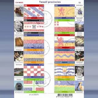 12 Provinciezegels (2002)