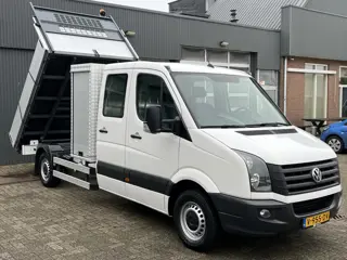 Volkswagen Crafter 2.0 TDI DC Kipper 3500kg trekgewicht Euro 6 Airco Cruise controle 6-Persoons Tele