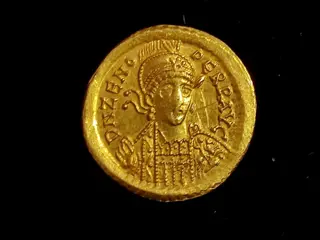 Byzantijnse Rijk. Zeno (474-491 n.Chr.). AV Solidus,Constantinople