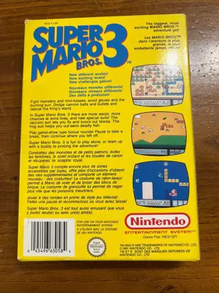 Nintendo NES - Super Mario Bros 3 - Videogames (1)