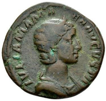Romeinse Rijk. Julia Mamaea (Augusta, 222-235 n.Chr.). Æ Sestertius,AD 224
