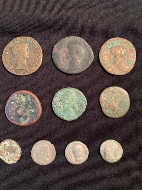Romeinse Rijk. Lot of 16 AE coins,AD 1st-3rd century