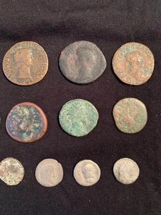 Romeinse Rijk. Lot of 16 AE coins,AD 1st-3rd century