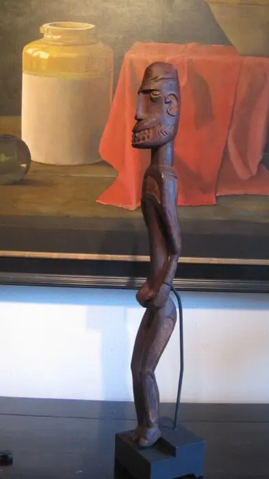 Figuur/beeld (1) - Hout - Asmat - West-Papua (voormalig Irian Jaya)