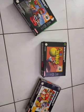 Nintendo 64 (N64) - Mario Party 3, Mario Tennis, Mario Kart 64 - Videogames (3) - In originele verpakking