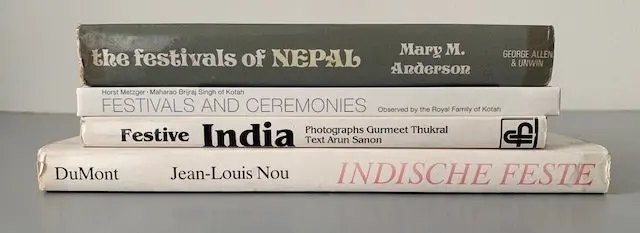 Boeken (4) - Papier - Festivals en Ceremoniën - India, Nepal - 20e eeuw