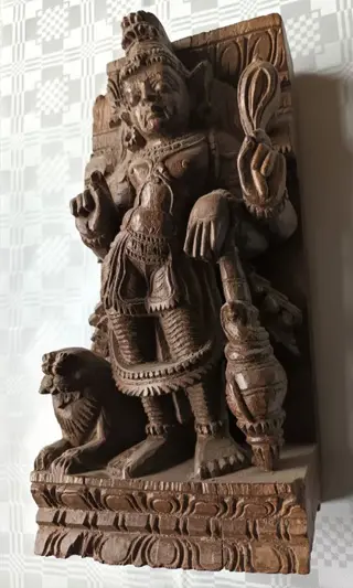 Beeld - hard hout - Zuid-India - Circa 1900