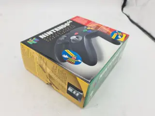 Nintendo, OLD STOCK RARE Nintendo 64-Bit N64 1st print NINTENDO 64 N64 OFFICAL BLACK CONTROLLER C/NUS-A-CG-FHE Nintendo 64 - Console - In originele verpakking