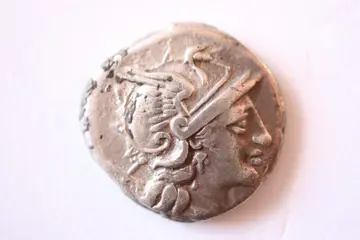 Romeinse Republiek. Anonymous, c. 157-156 BC. AR Denarius,Rome