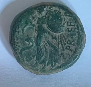 Romeinse Republiek (Imperatoriaal). Julius Caesar. Æ Dupondius,late 46-early 45 BC. Æ Dupondius Rome mint. C. Clovius, prefect