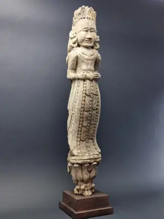 Beeld (1) - Hout - India - 18e - 19e eeuw