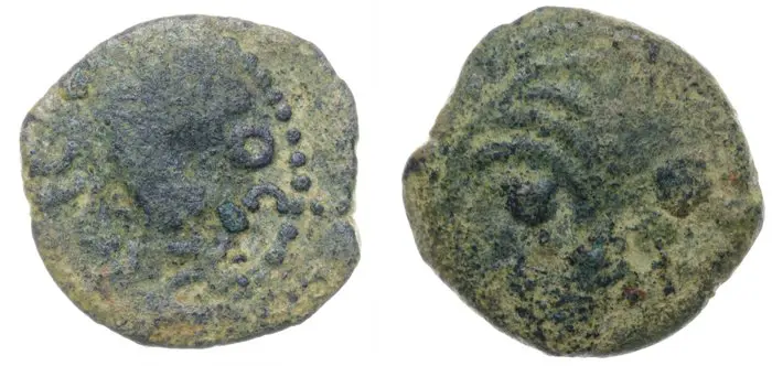 Judaea, Procurators. Æ Lot of 2 Prutah,Marcus Ambibulus (9-12 AD); Hendin 1330 Rare / Agrippa I (37-44 AD); Hendin 1244