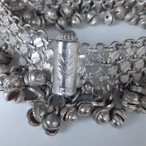 Armband - Verzilverd - India - Eind 20e eeuw