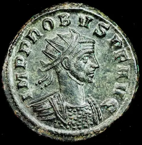 Romeinse Rijk. Probus (276-282 n.Chr.). Silvered Æ Antoninianus,Siscia 280