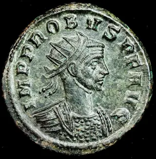 Romeinse Rijk. Probus (276-282 n.Chr.). Silvered Æ Antoninianus,Siscia 280