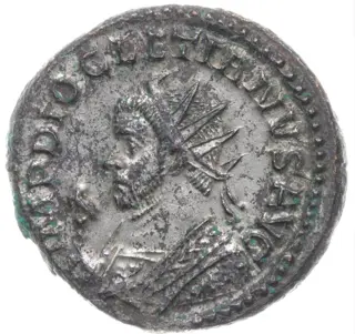 Romeinse Rijk. Diocletian (AD 284-305). BI Antoninianus,(Jupiter). Rome mint 290-291 AD / RIC 28 / ex Dieter Alten Collection from Fritz Rudolf Künker 2009