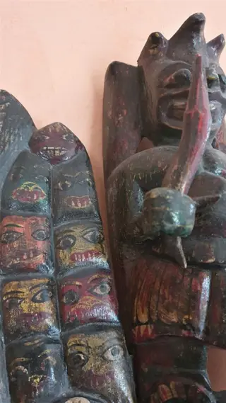 Masker - Hout - Sri Lanka - Tweede helft 20e eeuw