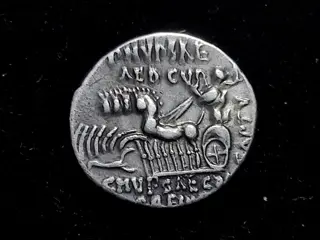 Romeinse Republiek. M. Aemilius Scaurus and P. Plautius Hypsaeus, 58 BC. AR Denarius,Rome
