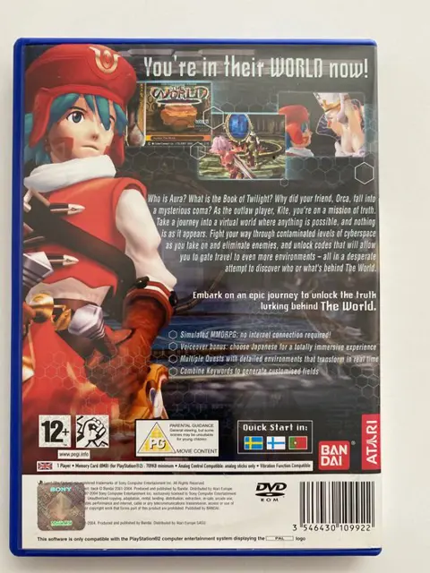 Sony Playstation 2 - Part 1, 2 and 4 of the Dot Hack series - Videogames (3) - In originele verpakking