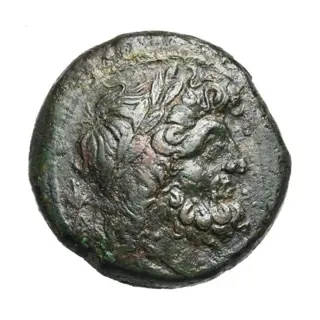 Bruttium, The Brettii. Æ Reduced Uncia,Circa 211-208 BC