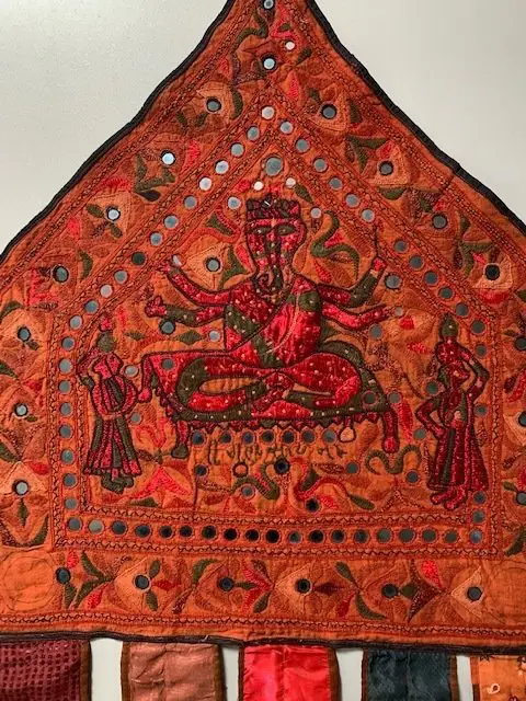 Borduurwerk - Katoen - Sthapana - India - 20e eeuw