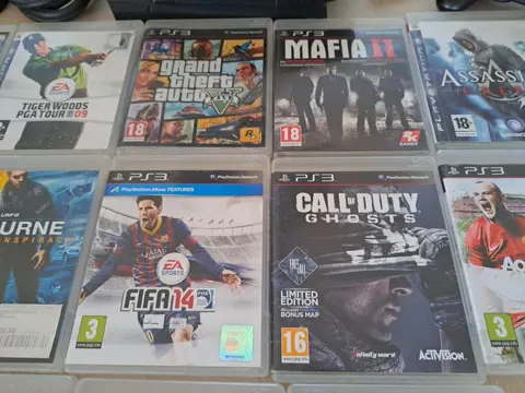 1 Sony Playstation 3 - Console met Games (13) - Zonder originele verpakking