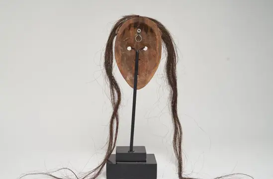 Masker - Haar (dier), Hout - Irokees - Noord Amerika