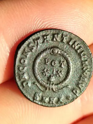 Romeinse Rijk. Lot of 4 Folles,incl Constantius II, Alexandria, AD 347/8