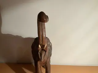 Figuur/beeld (1) - Teak - Olifant - India - 20e eeuw