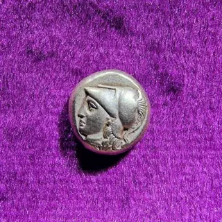 Ionia, Phokaia. EL 1/6 Stater / Hekte,387-326 BC