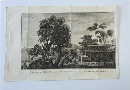 Prenten / etsen / gravures van J.S. Klauber (3) - Papier - Cook's Travels, Dutch edition, ca. 1797 - Polynesië