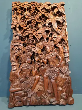 Snijwerk - Hout - Bali, Indonesië