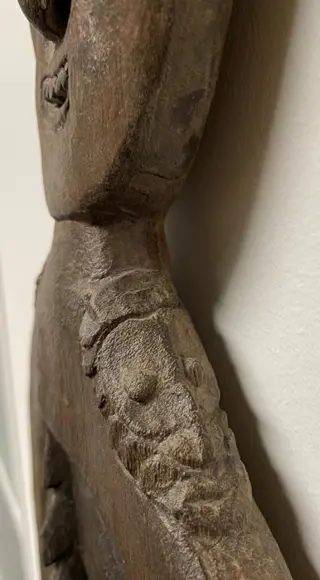 Haakfiguur (1) - Hout - Sepik (Centraal), Papua Nieuw-Guinea