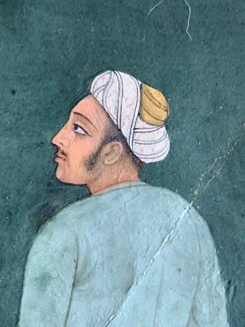 Miniatuur (1) - Papier - India - Eind 19e - begin 20e eeuw