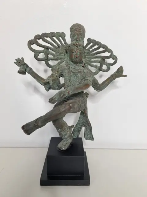 beeld shiva nataraja brons (1) - Brons - Java, Indonesië