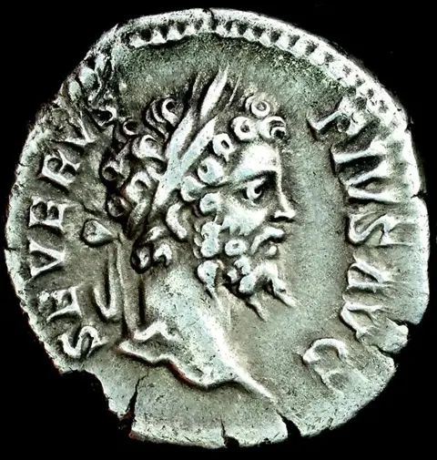 Romeinse Rijk. Septimius Severus (193-211 n.Chr.). AR Denarius,Rome AD 203