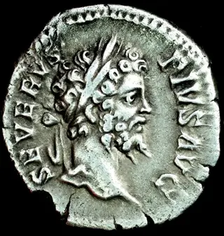 Romeinse Rijk. Septimius Severus (193-211 n.Chr.). AR Denarius,Rome AD 203