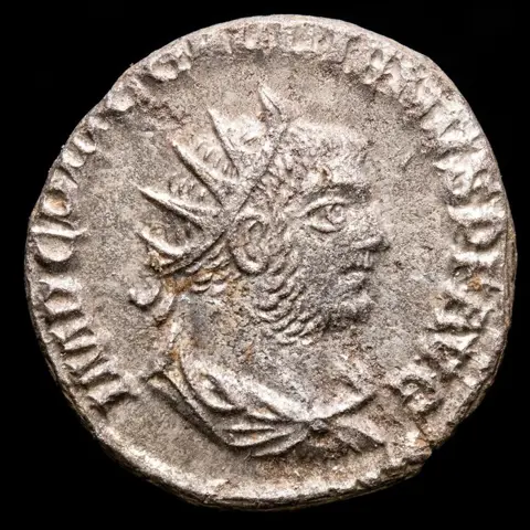 Romeinse Rijk. Valerian I (253-260 A.D.) and Gallienus (253-268 A.D.). Kavel bestaande uit twee Antoninianus,Rome, FIDES MILITVM, Fides / Samosata, PIETAS AVGG, Valerian and Gallienus.