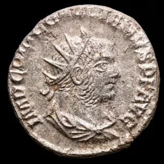 Romeinse Rijk. Valerian I (253-260 A.D.) and Gallienus (253-268 A.D.). Kavel bestaande uit twee Antoninianus,Rome, FIDES MILITVM, Fides / Samosata, PIETAS AVGG, Valerian and Gallienus.